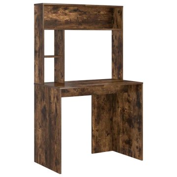 Vidaxl Miza Dimljeni oreh 91 x 50 x 149 cm Inženirski les