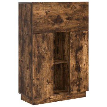 Vidaxl Miza Dimljeni oreh 71,5 x 31,5 x 106,5 cm Inženirski les