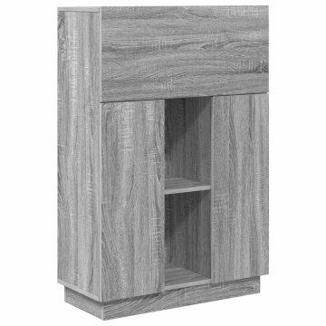 Vidaxl Miza Siva Sonoma 71,5 x 31,5 x 106,5 cm Inženirski les