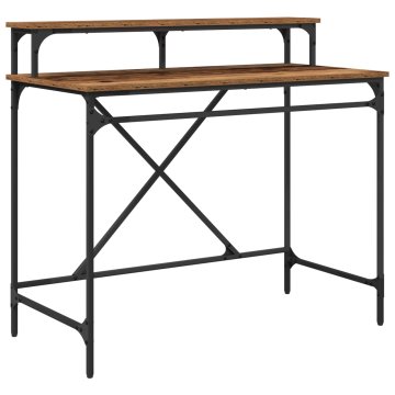 Vidaxl Miza Star les 100 x 50 x 90 cm Inženirski les