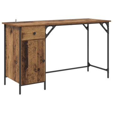 Vidaxl Računalniška miza Star les 131 x 48 x 75 cm Inženirski les