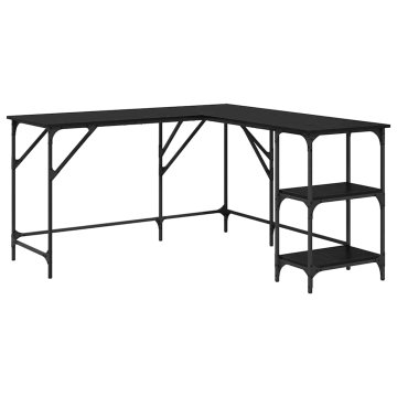 Vidaxl Miza Črna Orehovina 139 x 139 x 75 cm Inženirski les