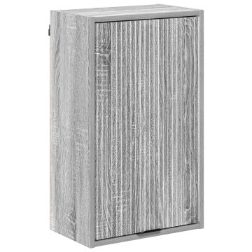 Vidaxl Kopalniška omarica Siva Sonoma 39 x 23,5 x 65 cm