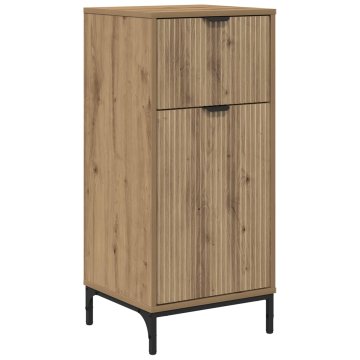 Vidaxl Kopalniška omarica Umetni hrast 39,5 x 36 x 88 cm