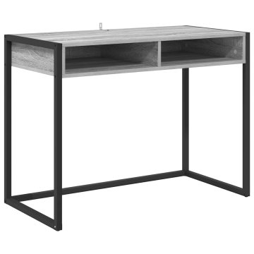 Vidaxl Miza Siva Sonoma Inženirski les 100 x 50 x 75 cm