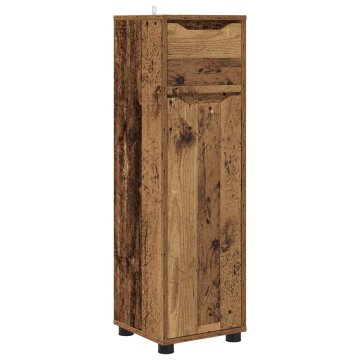 Vidaxl Kopalniška omarica Star les 30,5 x 30 x 101 cm Inženirski les