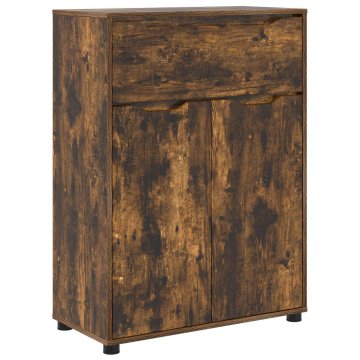 Vidaxl Kopalniška omarica Dimljeni oreh 72,5 x 36,5 x 100 cm
