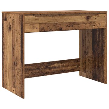 Vidaxl Miza s predalom Star les 100 x 50 x 78 cm Konstruirano leseno