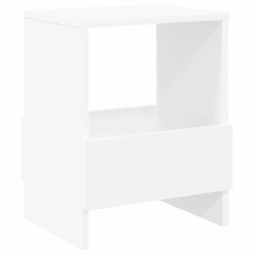 Vidaxl Regal za revije Bela 35 x 30 x 45 cm