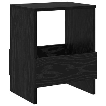 Vidaxl Regal za revije Črna Orehovina 35 x 30 x 45 cm
