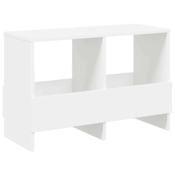 Vidaxl Regal za revije Bela 68,5 x 30 x 45 cm
