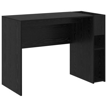 Vidaxl Miza Črna Orehovina Inženirski les 109 x 50 x 78 cm