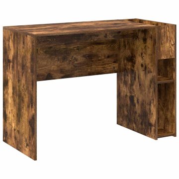 Vidaxl Miza Dimljeni oreh Inženirski les 109 x 50 x 78 cm