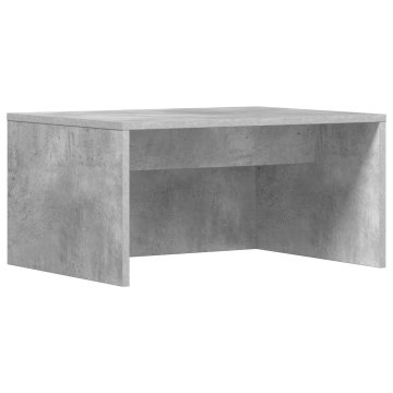 Vidaxl Stenska miza Betonsko siva Inženirski les 60 x 45 x 30 cm