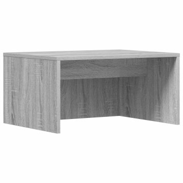 Vidaxl Stenska miza Siva Sonoma 60 x 45 x 30 cm Inženirski les