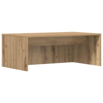 Vidaxl Stenska miza Umetni hrast 80 x 45 x 30 cm Inženirski les