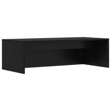 Vidaxl Stenska miza Črna Orehovina 100 x 45 x 30 cm Inženirski les