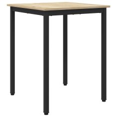 Vidaxl Jedilne mize 60 x 60 x 75 cm Inženirski les Sonoma hrast