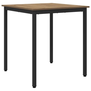 Vidaxl Jedilne mize 70 x 70 x 75 cm Inženirski les Artisan hrast
