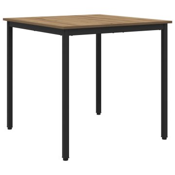 Vidaxl Jedilne mize 80 x 80 x 75 cm Inženirski les Artisan hrast