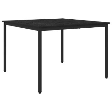 Vidaxl Jedilne mize 110 x 110 x 75 cm Inženirski les Črni hrast