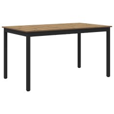 Vidaxl Jedilne mize 140 x 80 x 75 cm Inženirski les Artisan hrast