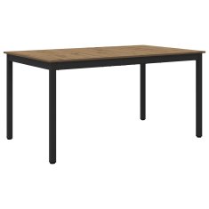 Vidaxl Jedilne mize 150 x 90 x 75 cm Inženirski les Artisan hrast