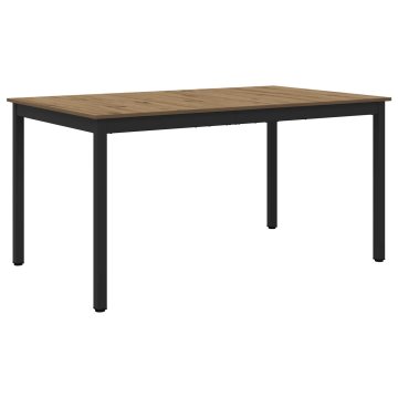 Vidaxl Jedilne mize 150 x 90 x 75 cm Inženirski les Artisan hrast