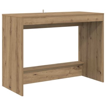 Vidaxl Posteljski pisalni miza Artisan hrast Inženirski les