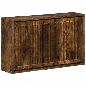 Vidaxl Omara za čevlje, pritrjena na steno EDE 71 x 17 x 43 cm
