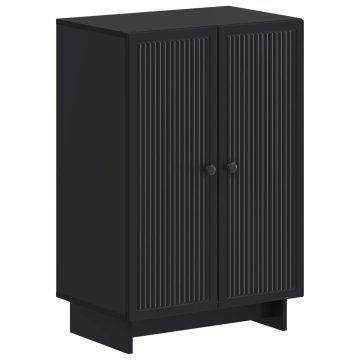 Vidaxl Omara za čevlje EDE 59,5 x 39,5 x 90 cm Inženirski les Črna