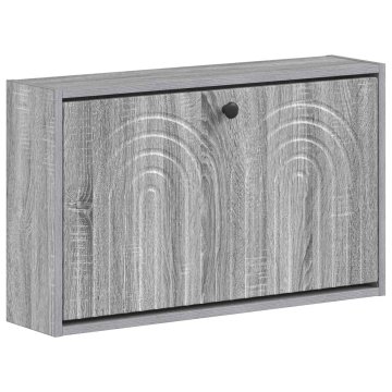 Vidaxl Omara za čevlje, pritrjena na steno ALKMAAR 71 x 17 x 43 cm