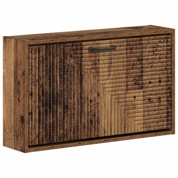 Vidaxl Omara za čevlje, pritrjena na steno HAARLEM 71 x 17 x 43 cm