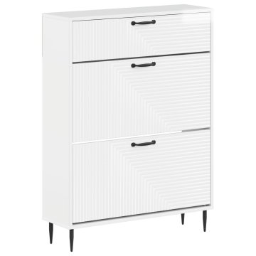 Vidaxl Omara za čevlje HAARLEM 78 x 24 x 103 cm Inženirski les