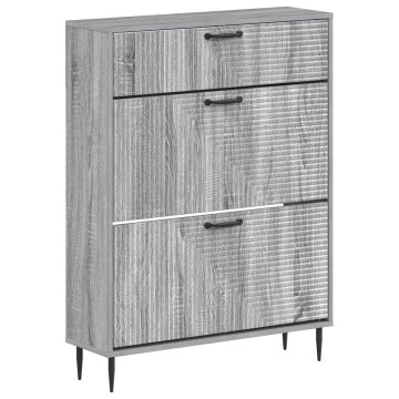 Vidaxl Omara za čevlje HAARLEM 78 x 24 x 103 cm Inženirski les