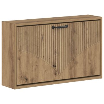 Vidaxl Omara za čevlje, pritrjena na steno HOORN 71 x 17 x 43 cm