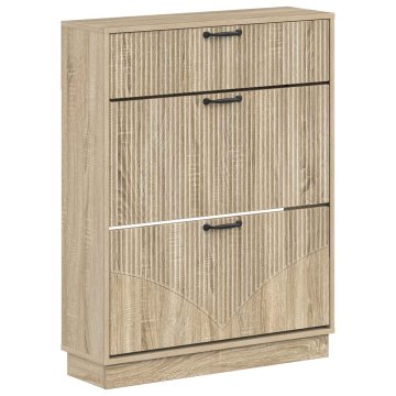 Vidaxl Omara za čevlje HOORN 78 x 24 x 100 cm Inženirski les