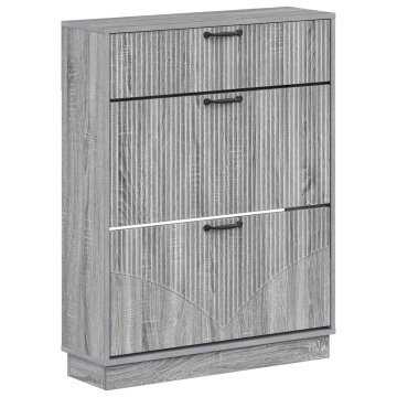 Vidaxl Omara za čevlje HOORN 78 x 24 x 100 cm Inženirski les