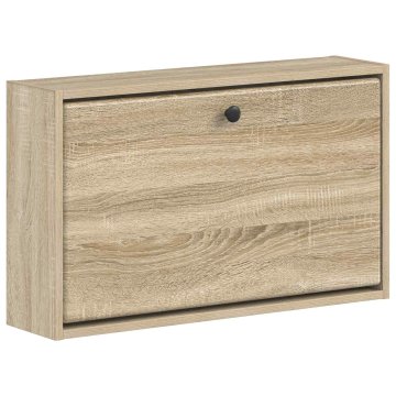 Vidaxl Omara za čevlje, pritrjena na steno BREDA 71 x 17 x 43 cm