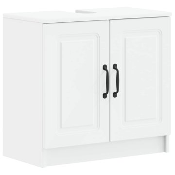 Vidaxl Kopalniška omara za umivalnik UTRECHT Bela 59,5 x 31,5 x 59 cm