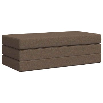 Vidaxl Zložljiv kavč postelja 160 x 67 x 45 cm Taupe