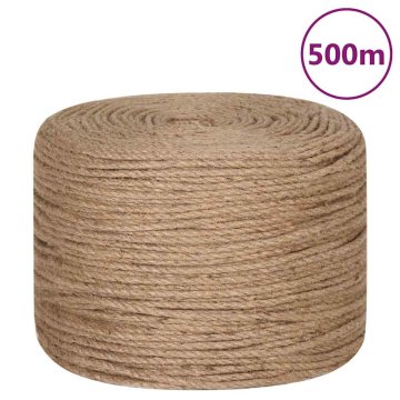 Vidaxl Vrv iz 100 % jute 6 mm 500 m