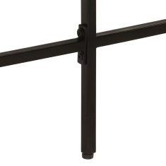 Vidaxl Pisalna miza 165x110x77 cm trden mangov les in železo