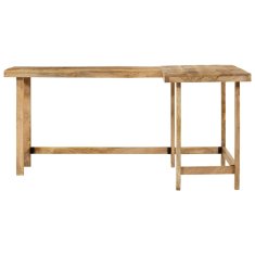 Vidaxl Pisalna miza 165x110x75 cm trden mangov les