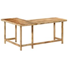 Vidaxl Pisalna miza 165x110x75 cm trden mangov les
