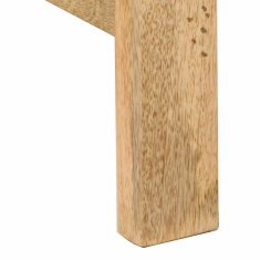 Vidaxl Pisalna miza 165x110x75 cm trden mangov les