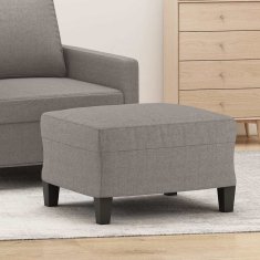 Vidaxl Stolček za noge taupe 60x50x41 cm blago