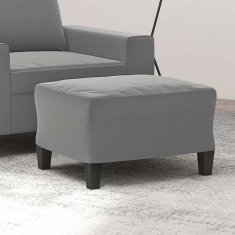 Vidaxl Stolček za noge temno siv 60x50x41 cm tkanina iz mikrovlaken