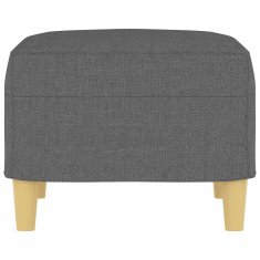 Vidaxl Stolček za noge temno siv 60x50x41 cm blago