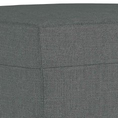 Vidaxl Stolček za noge temno siv 60x50x41 cm blago